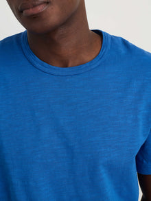 Men | Standard T-Shirt | Slub Cotton Washed Cobalt
