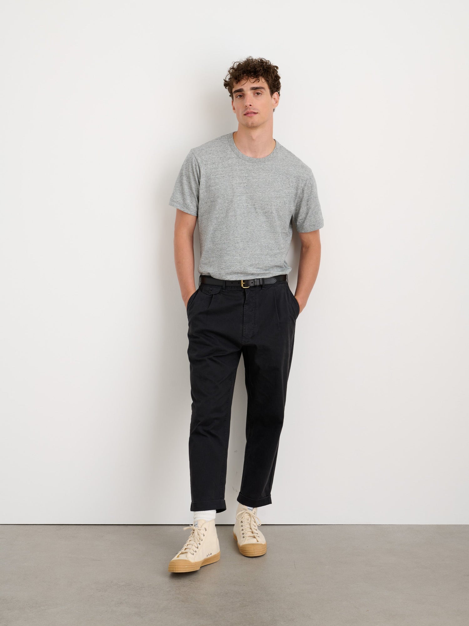 Men | Standard T-Shirt | Slub Cotton Heather Grey