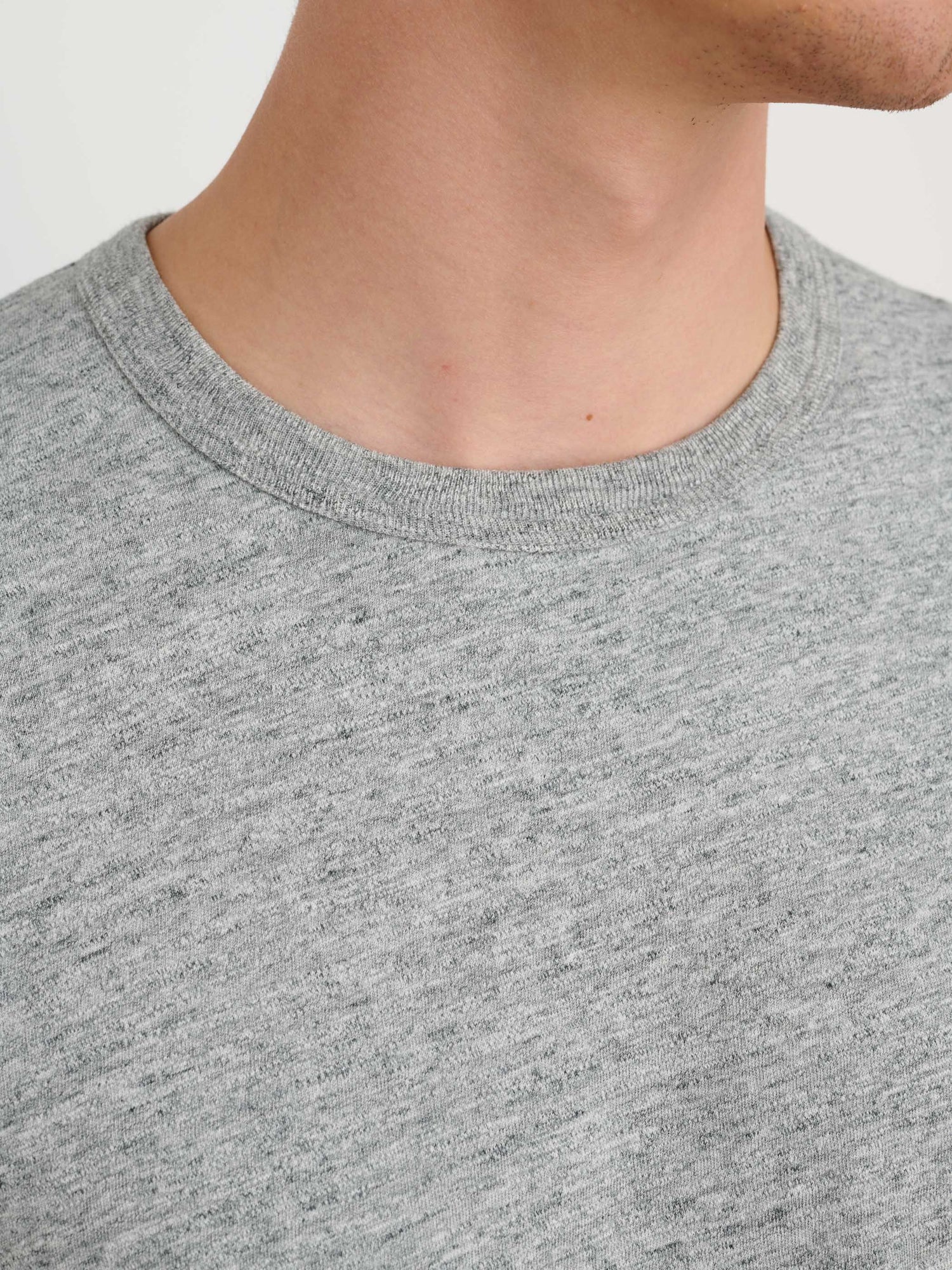 Men | Standard T-Shirt | Slub Cotton Heather Grey