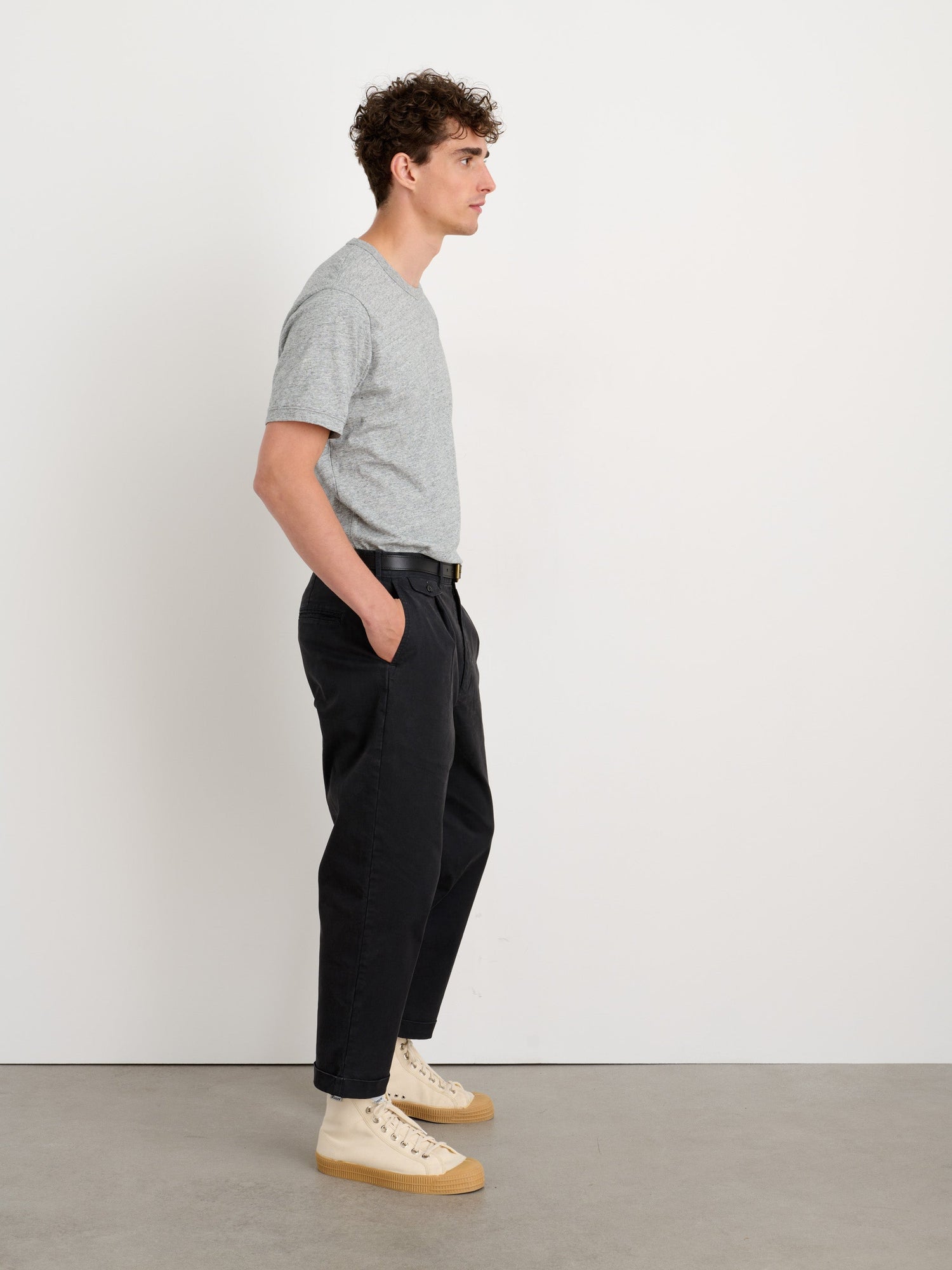 Men | Old Standard T-Shirt | Slub Cotton Heather Grey