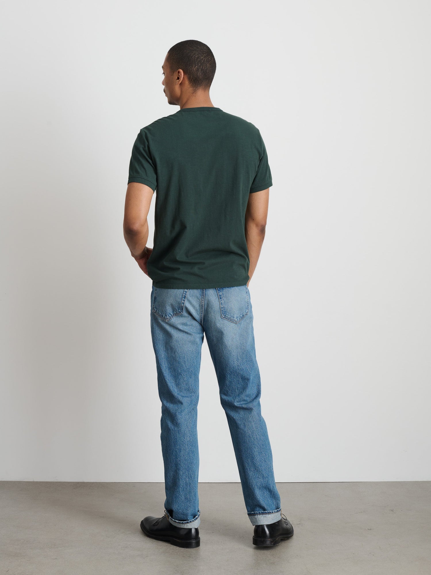 Men | Standard T-Shirt | Slub Cotton Dark Spruce (V1)