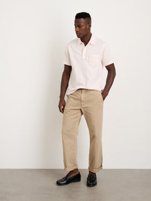 Men | The Standard Polo | Slub Cotton Rose Water