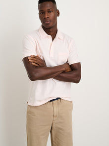 Men | The Standard Polo | Slub Cotton Rose Water