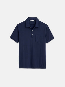 Men | The Standard Polo | Slub Cotton Navy