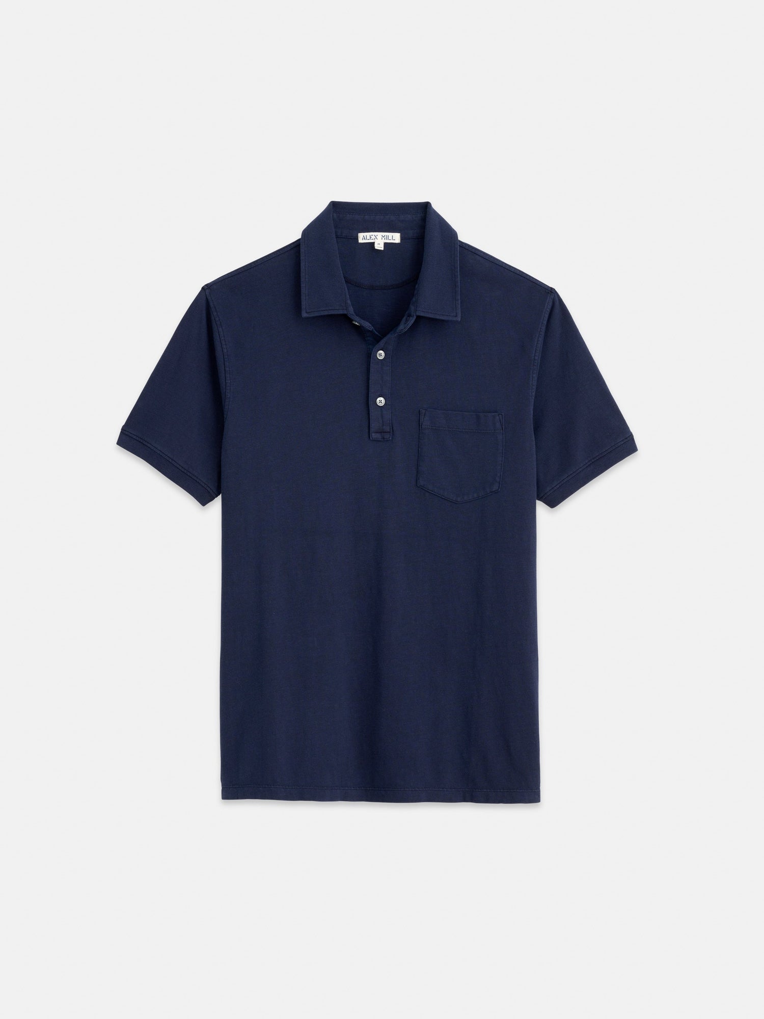 Men | Standard Slub Cotton Polo | Navy