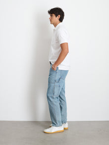Men | Standard Polo | Slub Cotton White