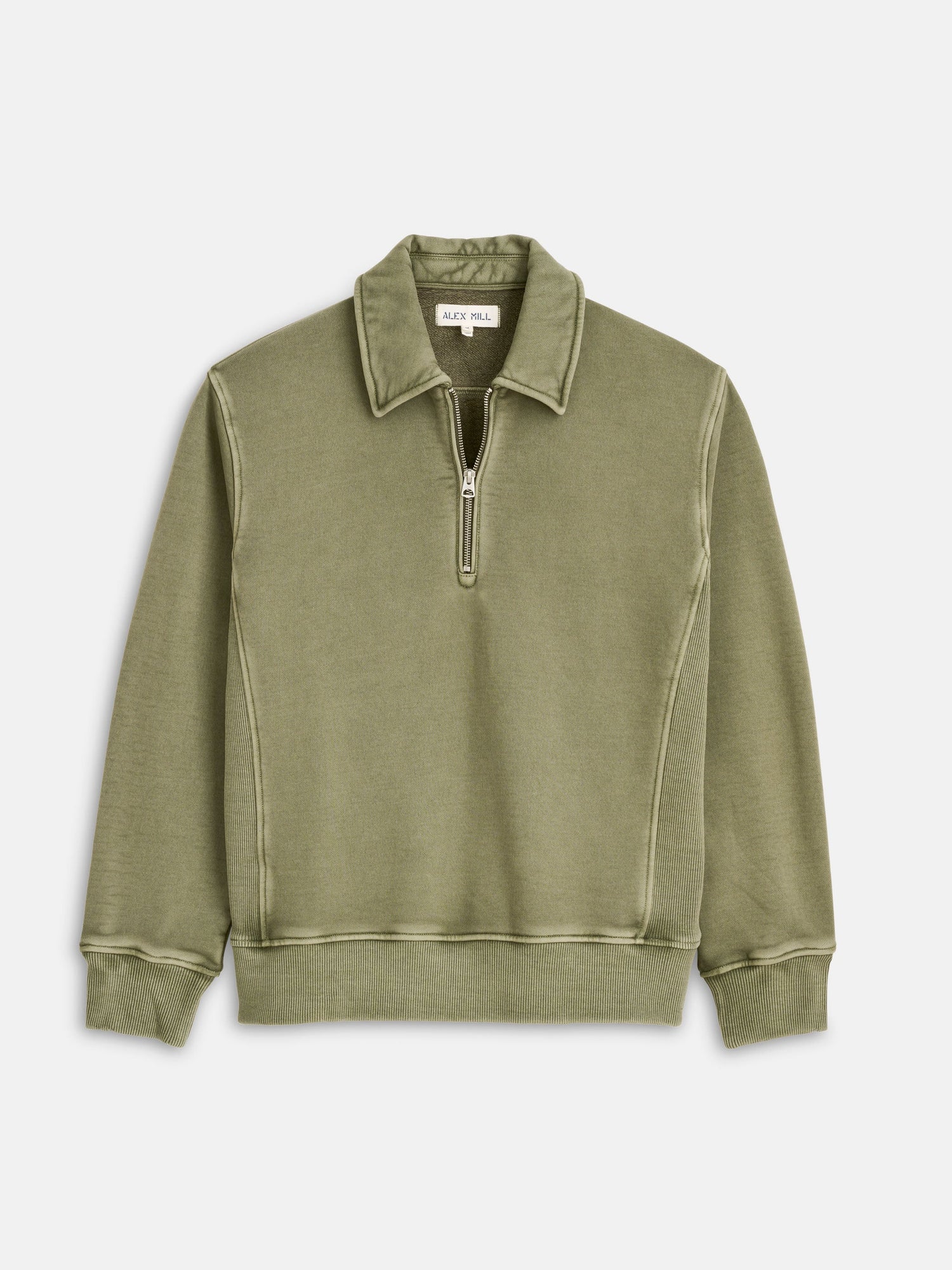 Men | Som Half Zip Sweatshirt | Fleece Olive