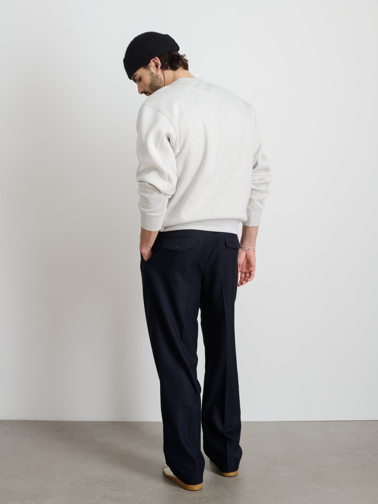 Men | Marlon Sweatshirt | Cotton Fleece Light Heather Grey