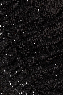 ONE33 SOCIAL | The Nako Sequin Midi Cocktail Dress | Black