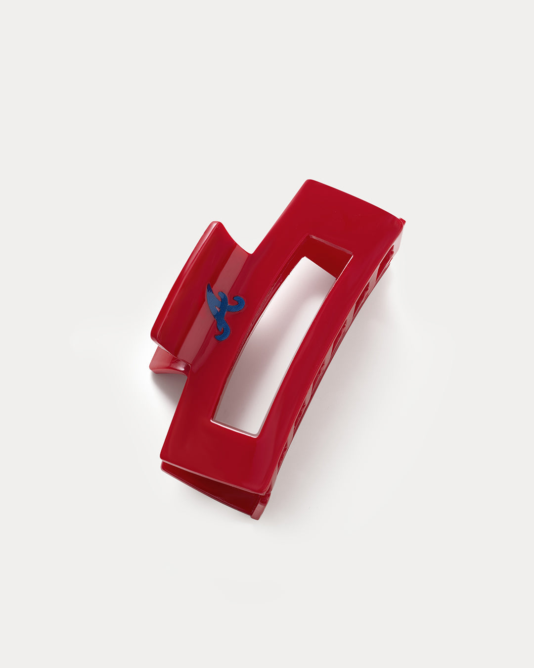 The MLB Square Claw Clip | Atlanta Braves