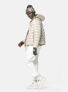 Man Packable Down Jacket - Canvas - side