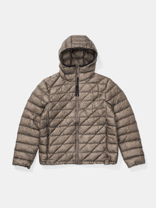Man Packable Down Jacket - Morel - flat lay