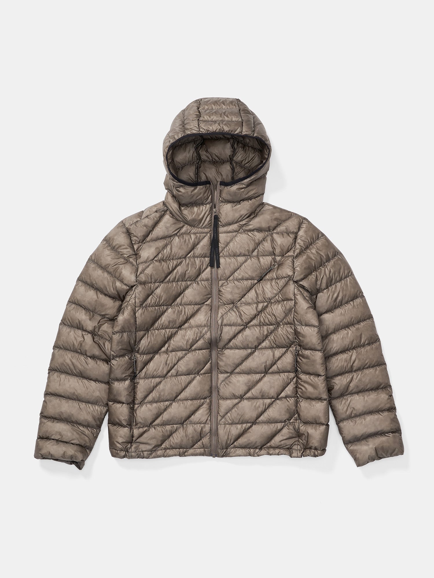 Man Packable Down Jacket - Morel - flat lay