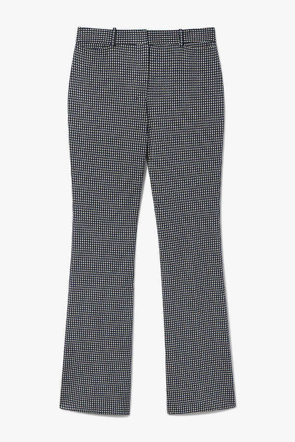 Packshot of the horton pant in black and white houndstooth | Exclude