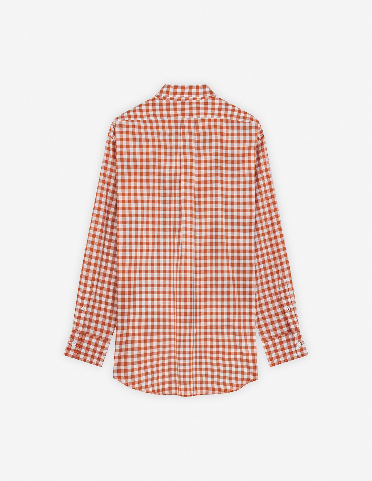 Mens | Flannel Gingham Skate Shirt | Spice/White