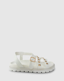 Women | Morning Mood Chunky Stud Sandal | Cream