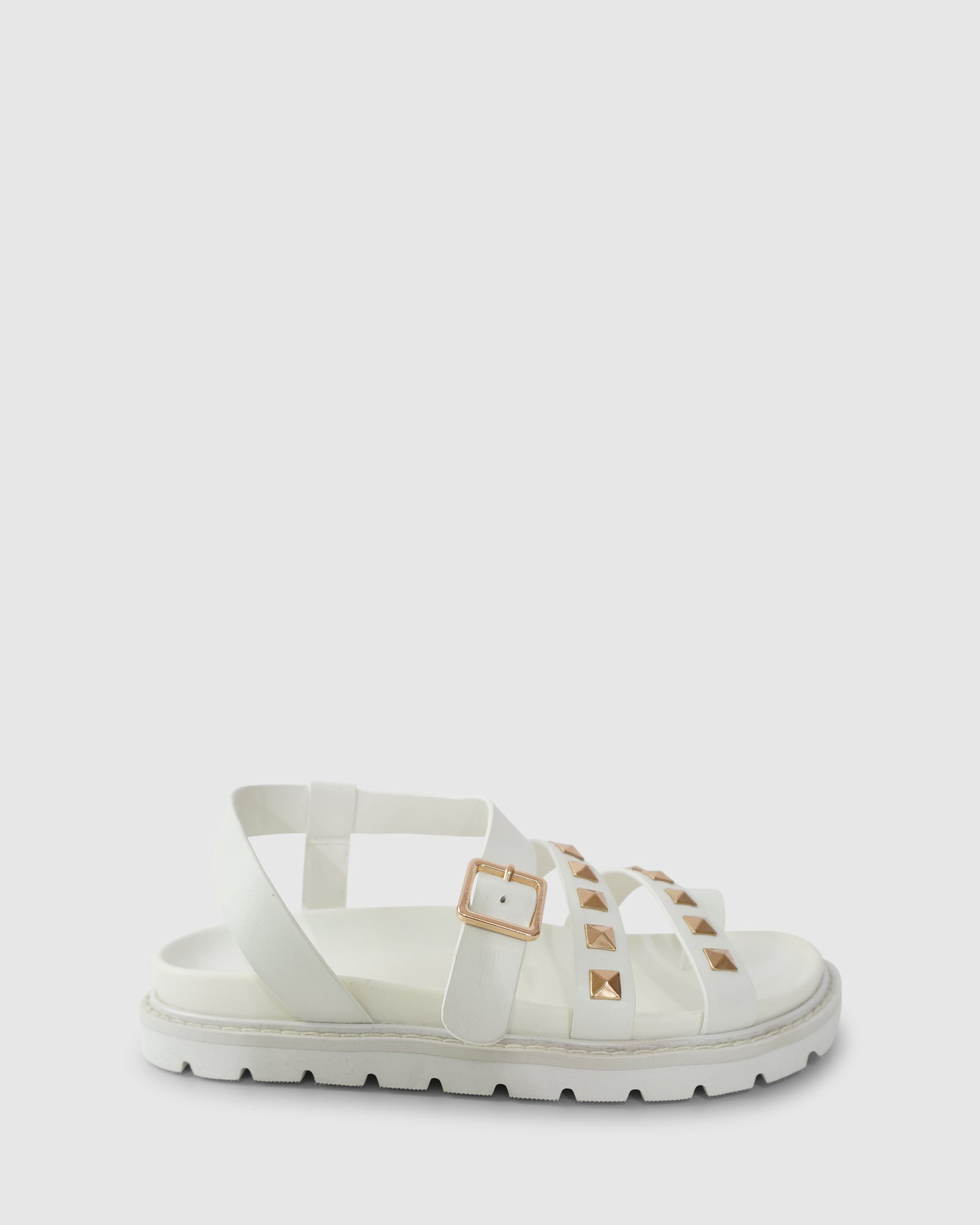 Women | Morning Mood Chunky Stud Sandal | Cream