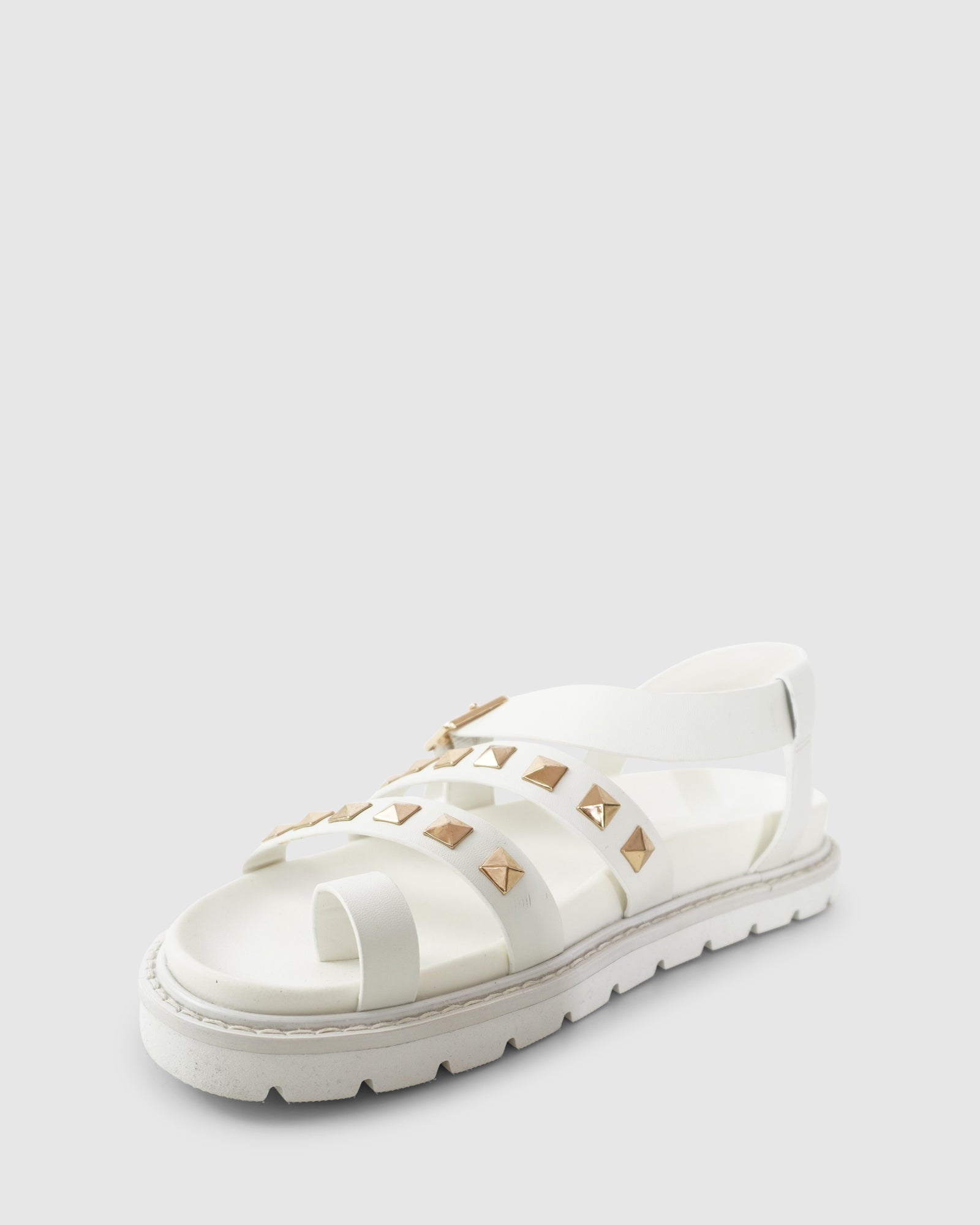 Women | Morning Mood Chunky Stud Sandal | Cream