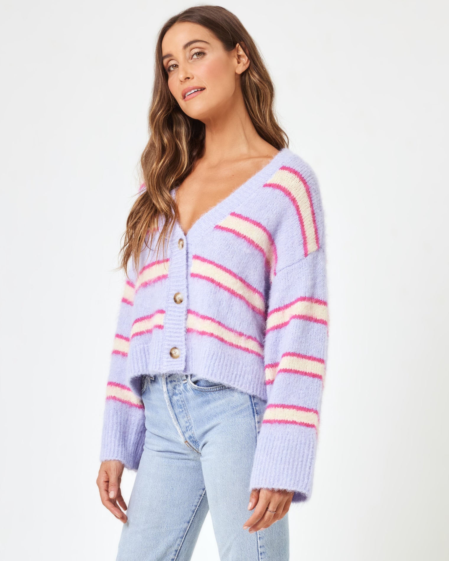 Montauk Cardigan | Sandy Dune Stripe