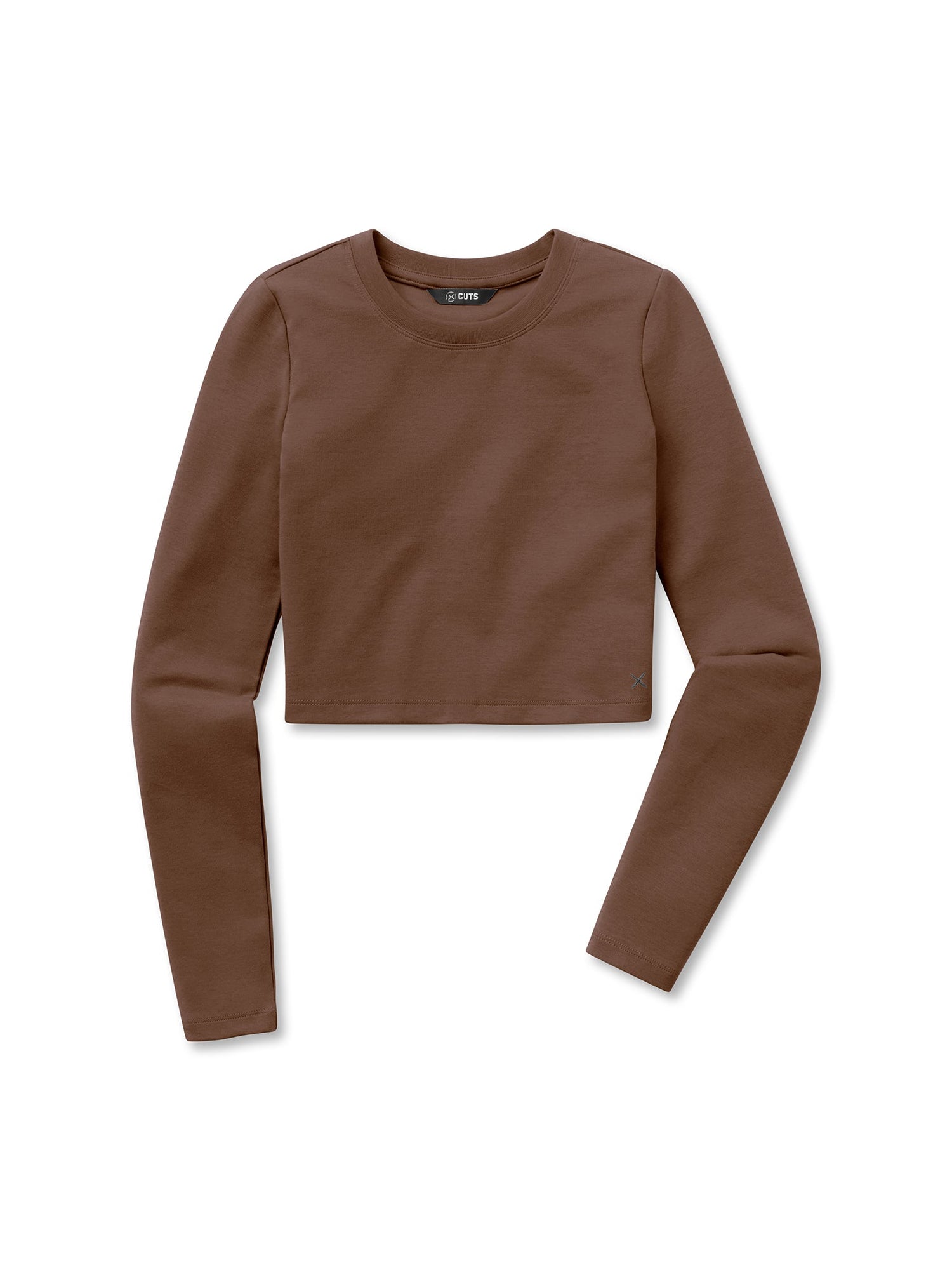 Womens | LS Tomboy Tee Cropped | Mocha
