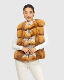 Fox Collarless Vest | Red Fox (V2)