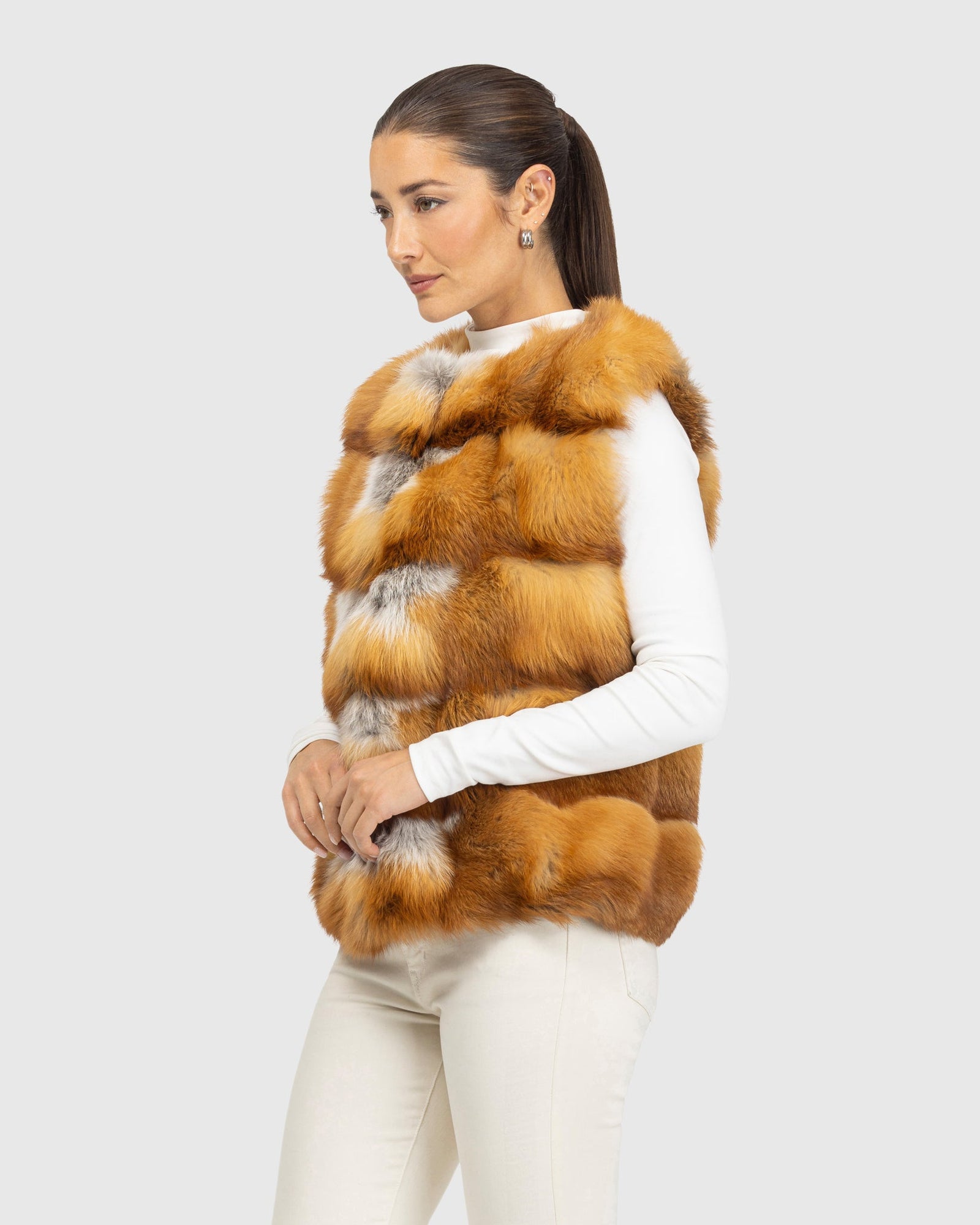 Fox Collarless Vest | Red Fox (V2)