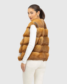 Fox Collarless Vest | Red Fox (V2)