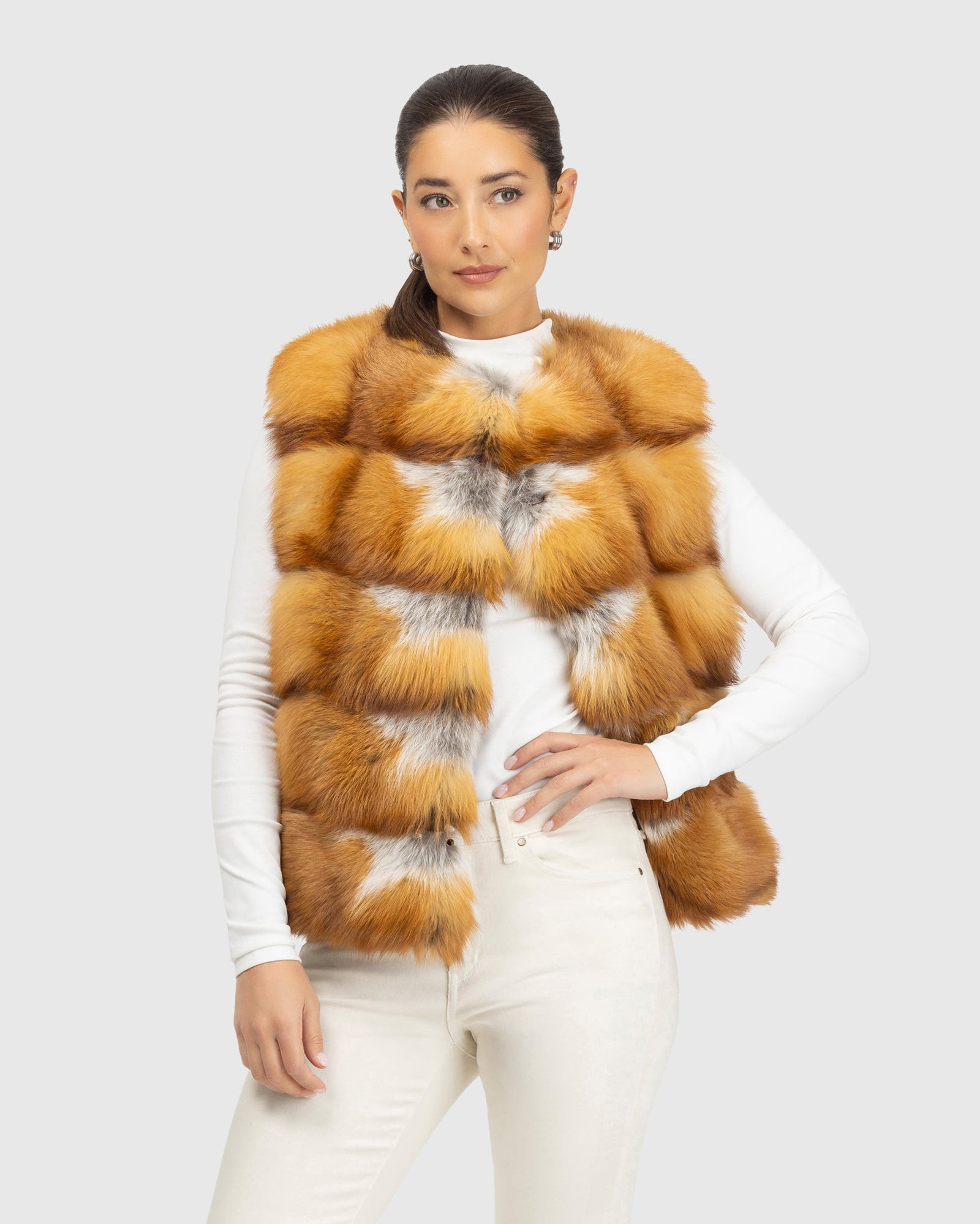 Fox Collarless Vest | Red Fox (V2)