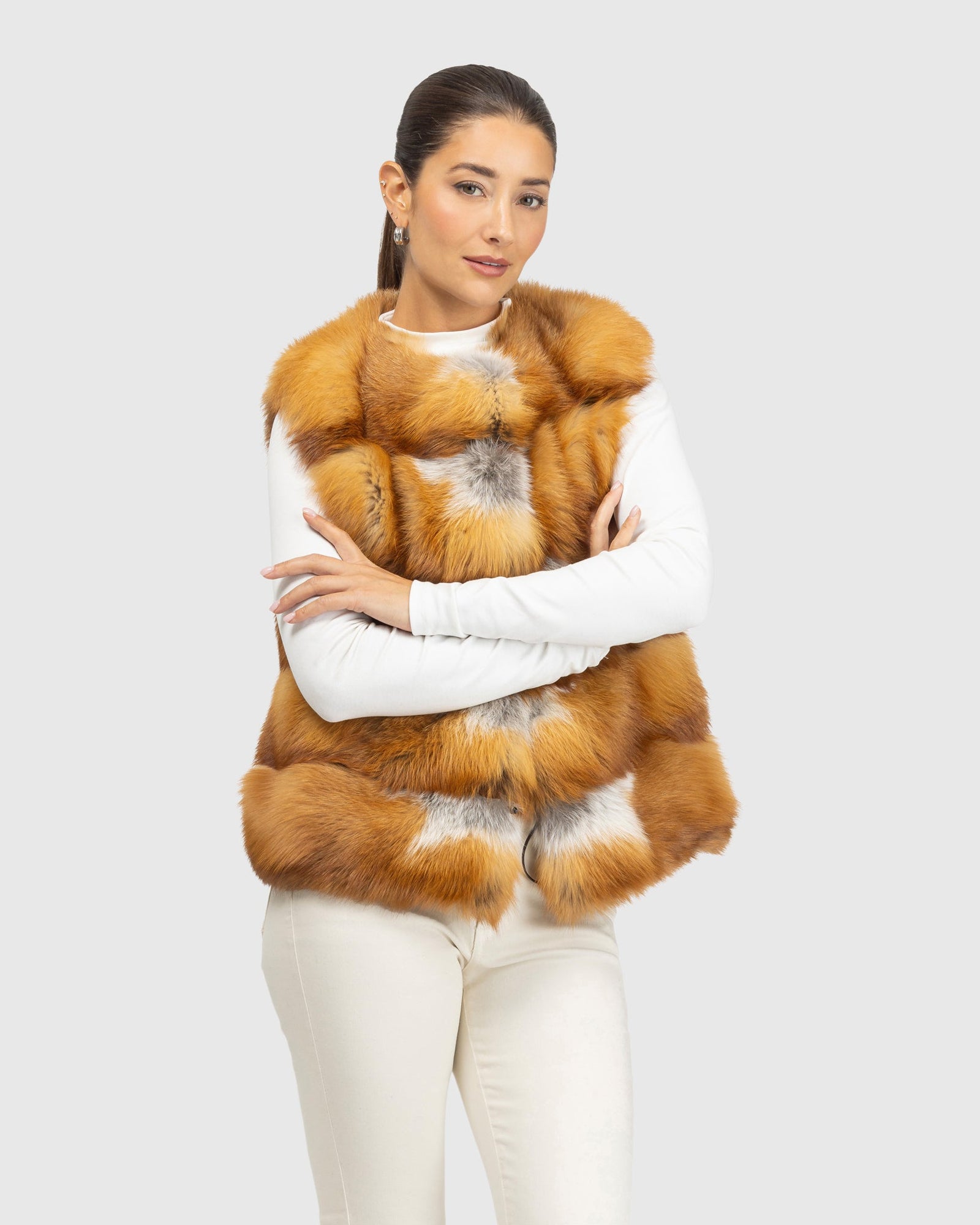 Fox Collarless Vest | Red Fox (V2)