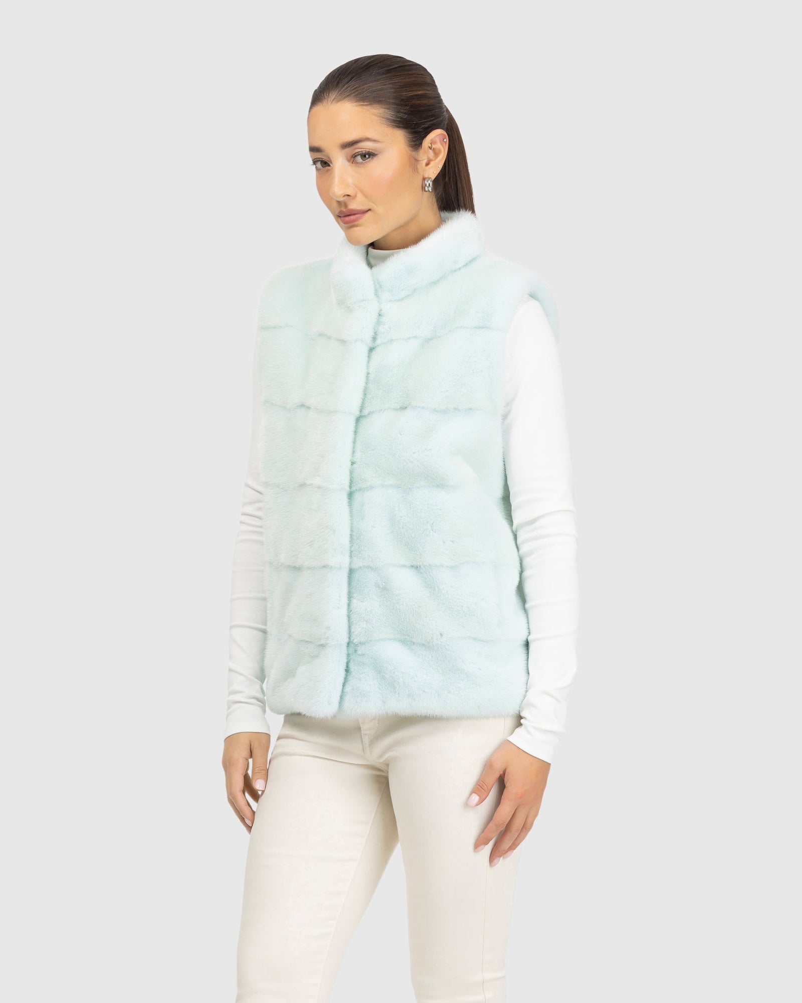 Mink Vest | L-Xxs | L-Xxs | Mint