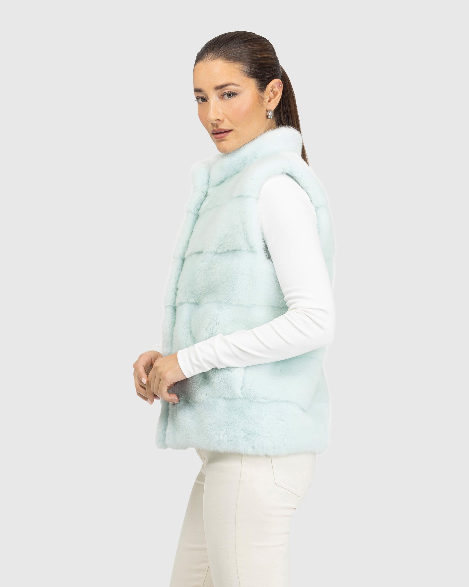 Mink Vest | L-Xxs | L-Xxs | Mint