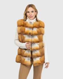 Fox Collarless Vest | Red Fox (V1)