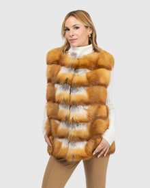 Fox Collarless Vest | Red Fox (V1)