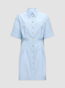 Montana Shirt Dress | Pale Blue