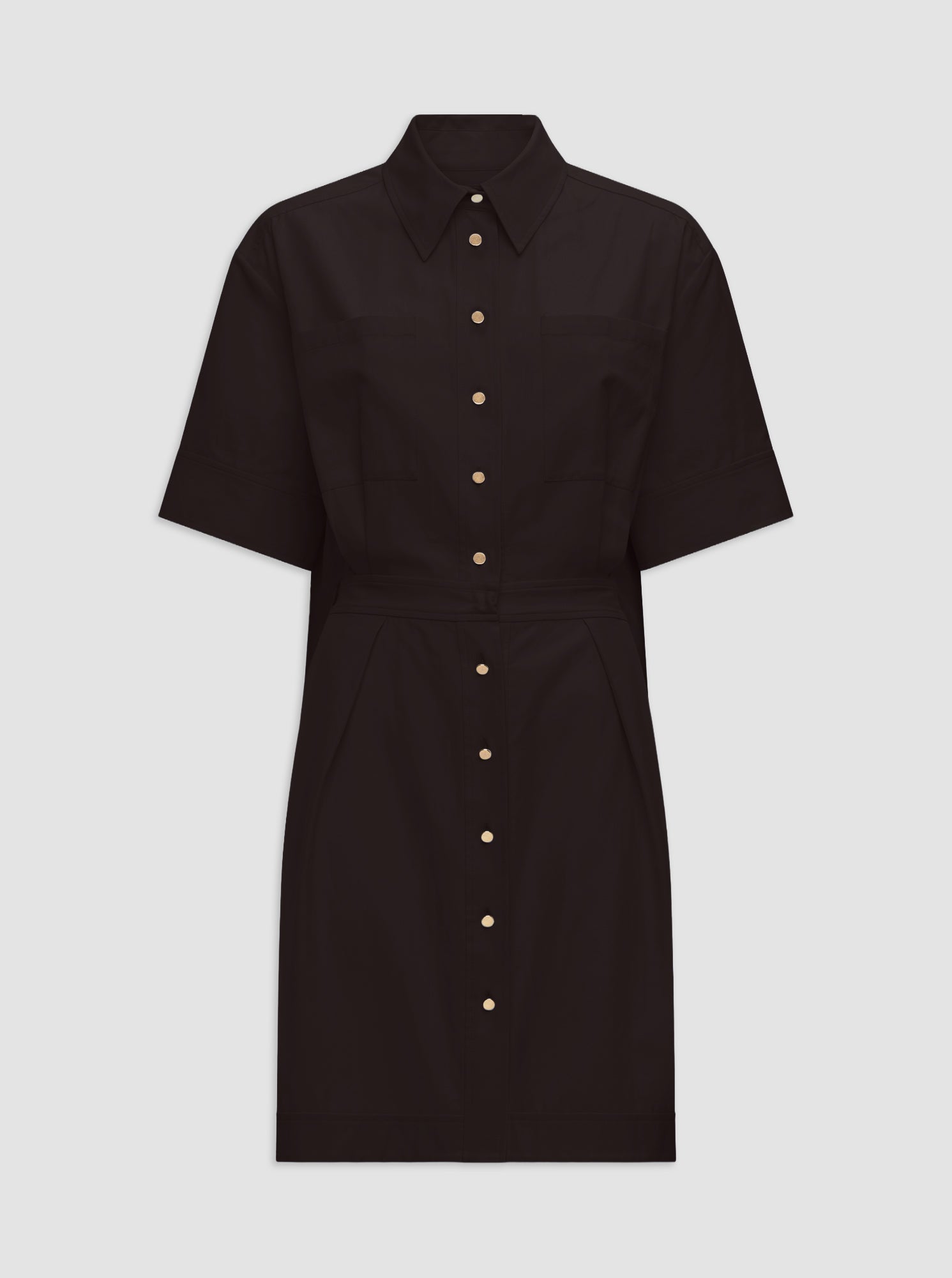 montana shirt dress MONTANA DENIM SHIRTDRESS - MID BLUE