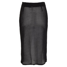 Slip Skirt | Black Crochet