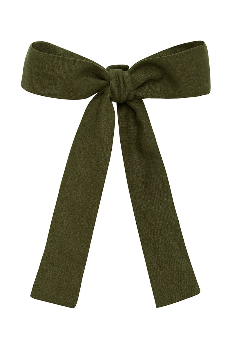 Hair Ribbon | Olive