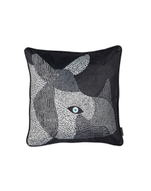 (PREORDER) MOOOI Dwarf Rhino | Cushion 50x50 | Black