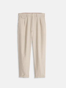 Men | The Standard Pleated Pant | Flax Linen Flax