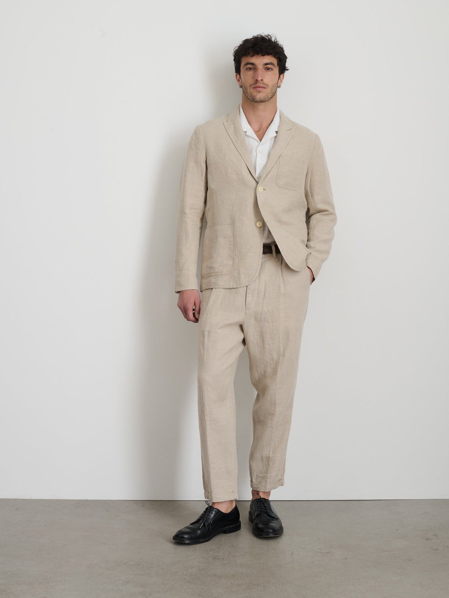 Men | Mercer Blazer | Flax Linen Flax