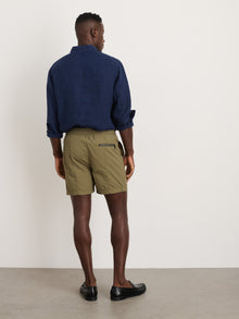 Men | Utility Shorts | Nylon Olive