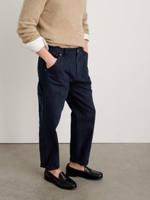 Unisex | Painter Pant | Recycled Denim Dark Navy