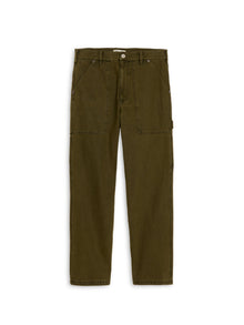 Unisex | Painter Pant | Recycled Denim Military Olive