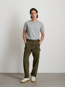 Unisex | Painter Pant | Recycled Denim Military Olive