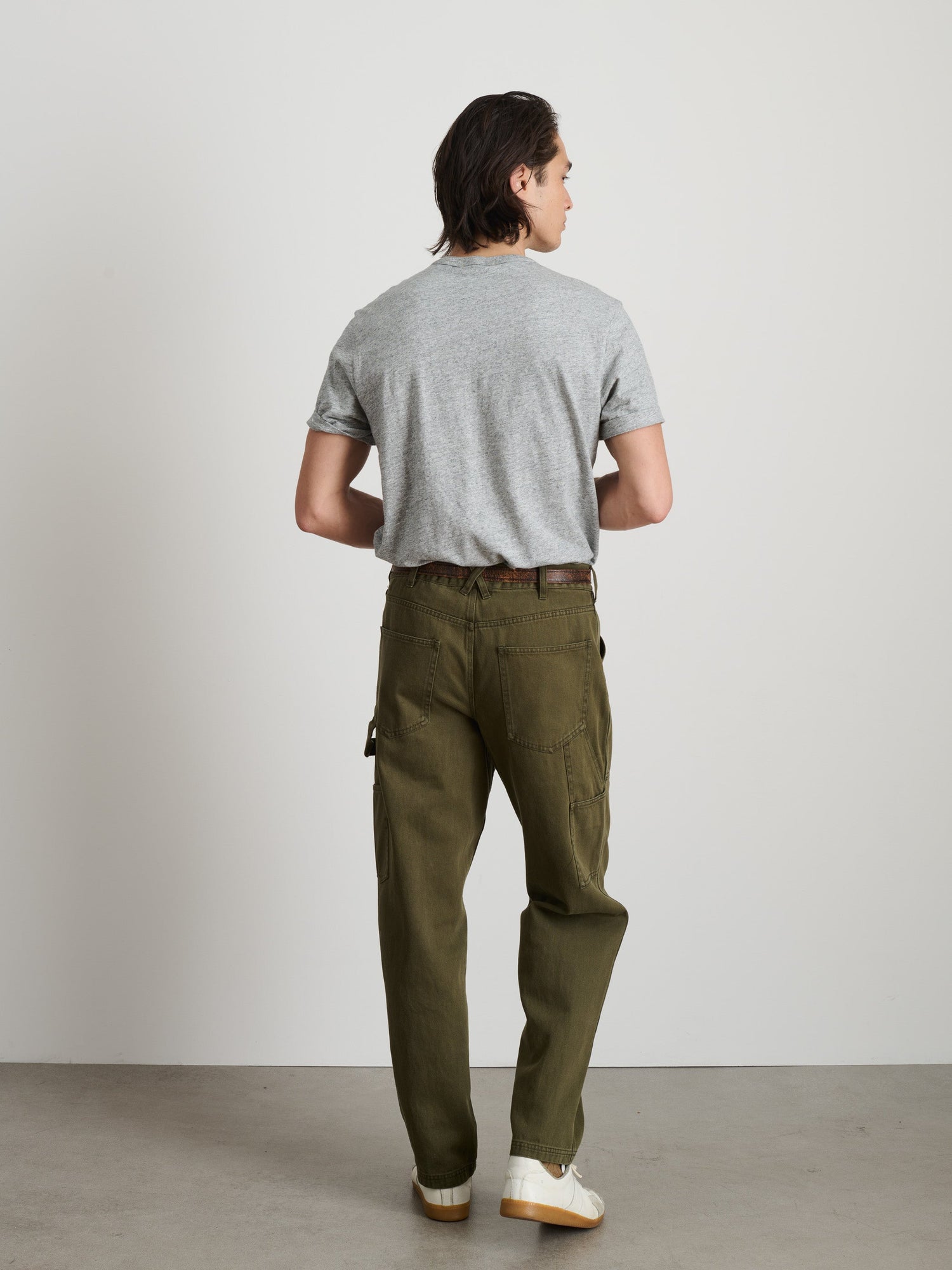 Unisex | Painter Pant | Recycled Denim Military Olive