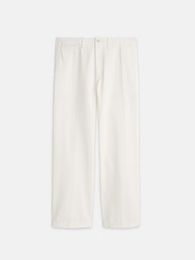 Men | Long Inseam Straight Leg Pant | Vintage Washed Chino Vintage White