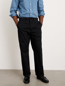 Men | Straight Leg Pant | Vintage Washed Chino Washed Black