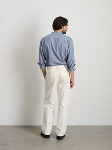 Men | Long Inseam Straight Leg Pant | Vintage Washed Chino Vintage White