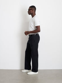 Men | Long Inseam Straight Leg Pant | Vintage Washed Chino Washed Black