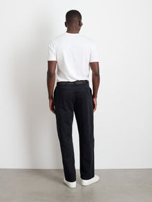 Men | Long Inseam Straight Leg Pant | Vintage Washed Chino Washed Black